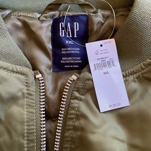 Gap bomber jacket xxl olive green
